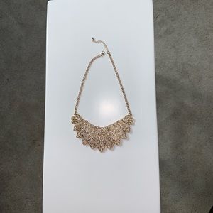 Gold Victorian Statement Necklace